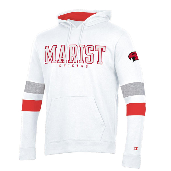 Mens Color-Blocked Sleeve Hoodie