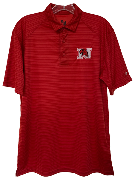 Badger Striped Polo